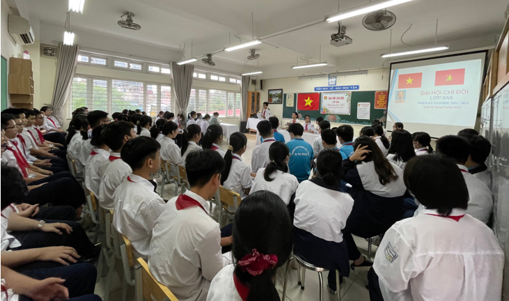 Đại hội Chi đội mẫu trường THCS Phan Chu Trinh năm học 2022-2023