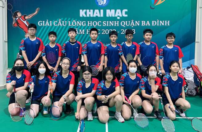 Học sinh trường THCS Phan Chu Trinh đạt thành tích cao trong giải cầu lông học sinh khối THCS cấp Quận