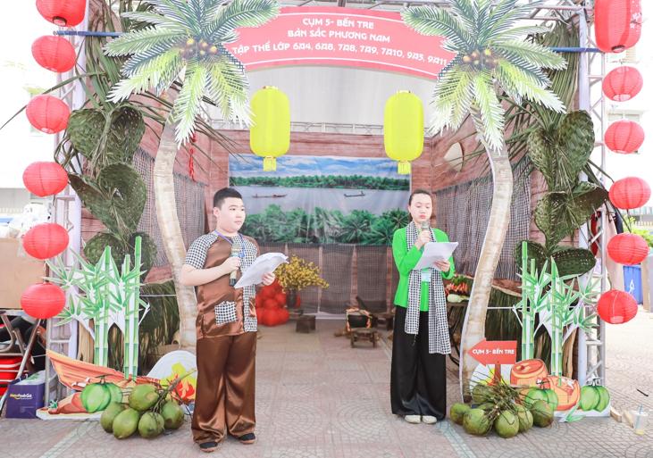 Trường THCS Phan Chu Trinh tưng bừng tổ chức Hội trại với chủ đề  “Bản sắc phương Nam”