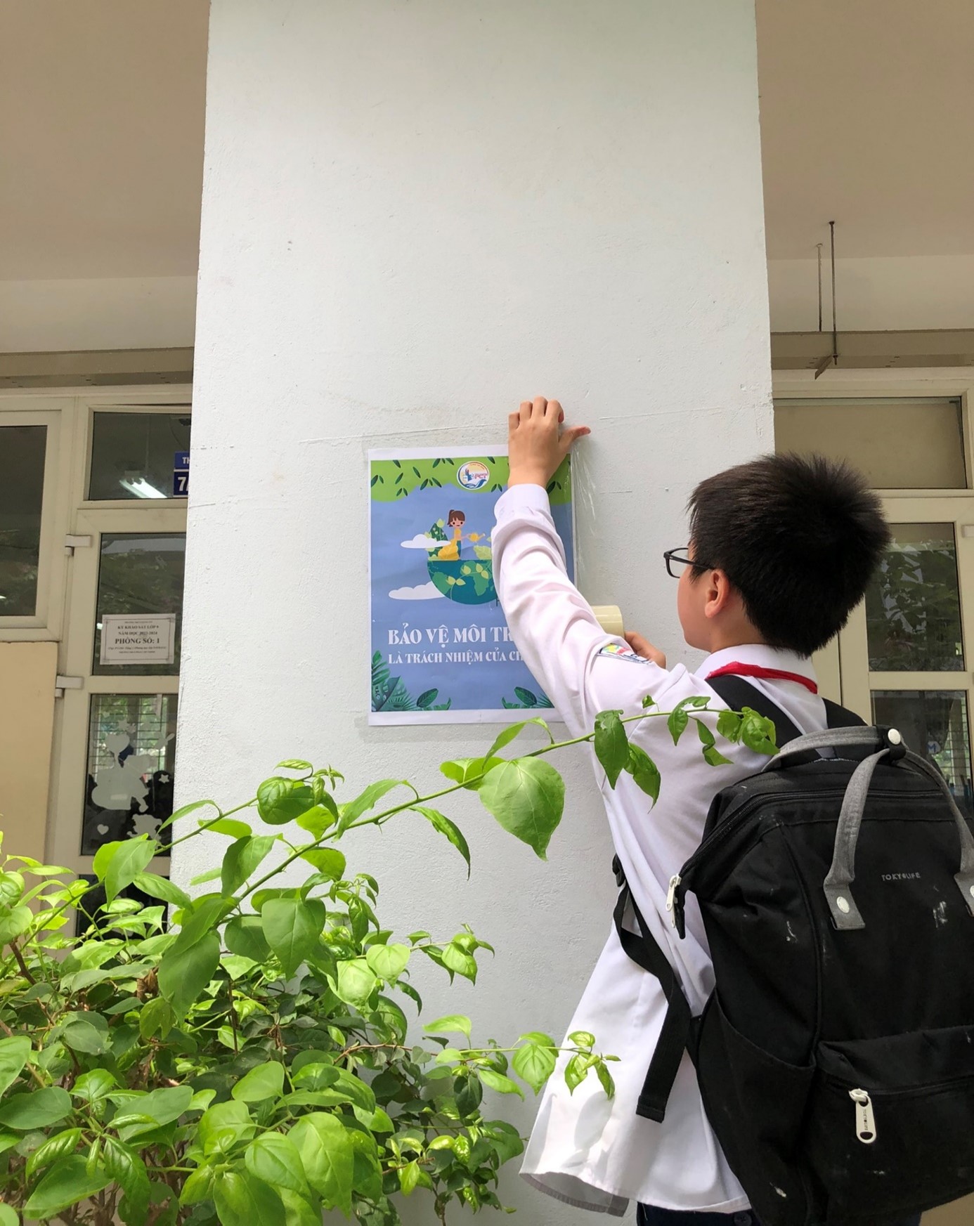 Chiến dịch nâng cao nhận thức về bảo vệ môi trường cho học sinh trường THCS Phan Chu Trinh